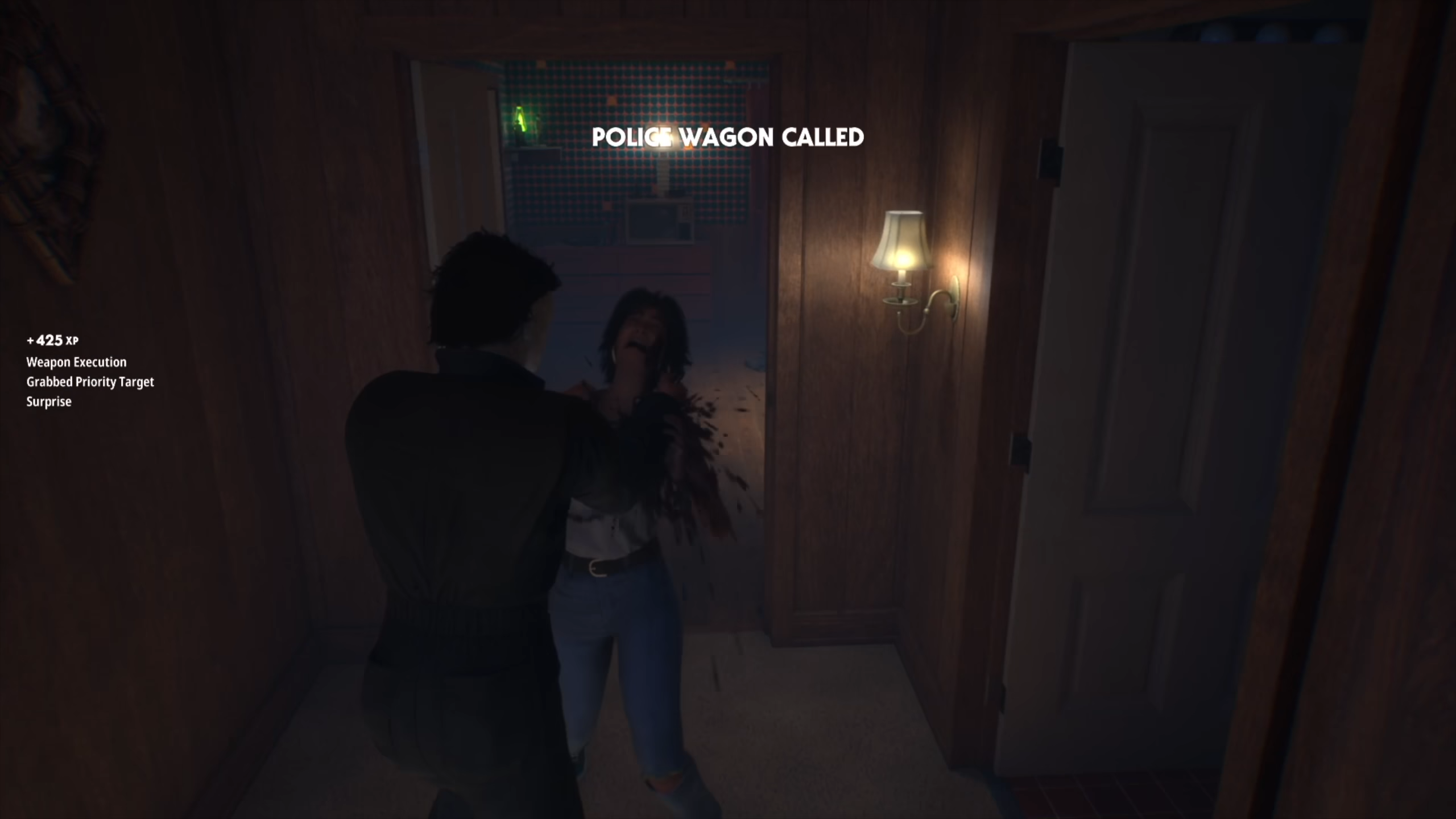 michael grabbing a civilian