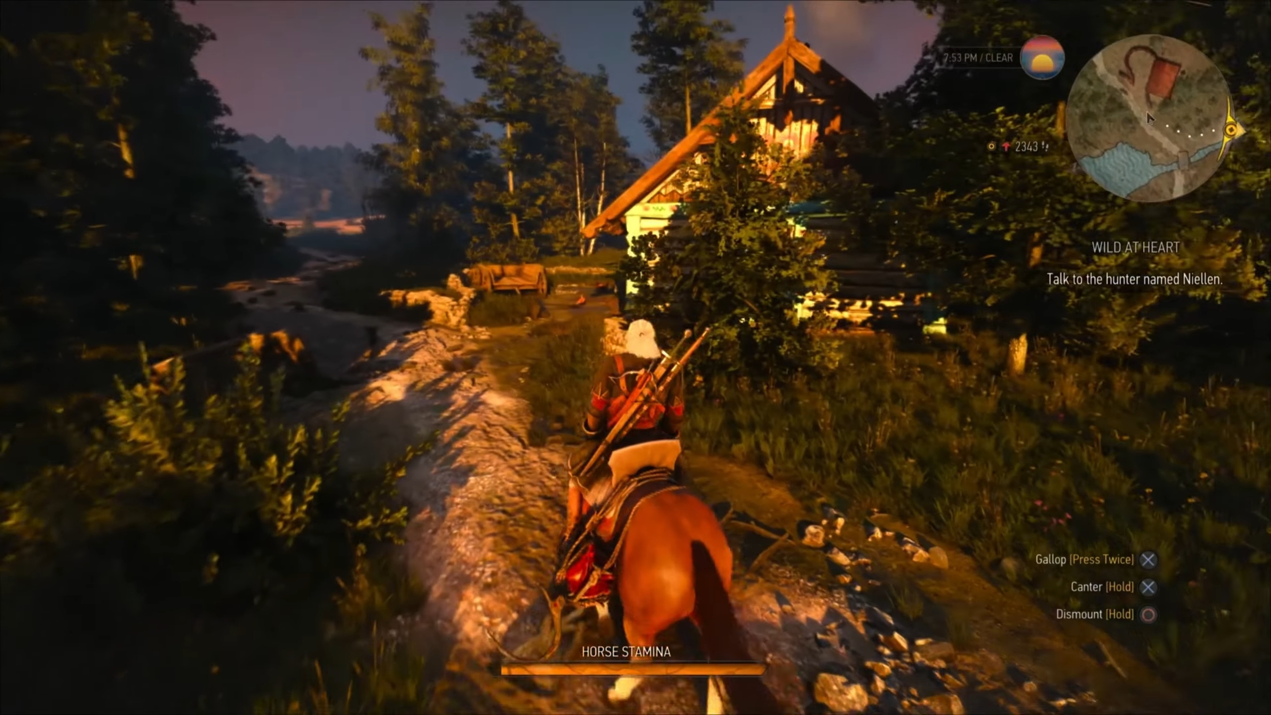 geralt horse ride