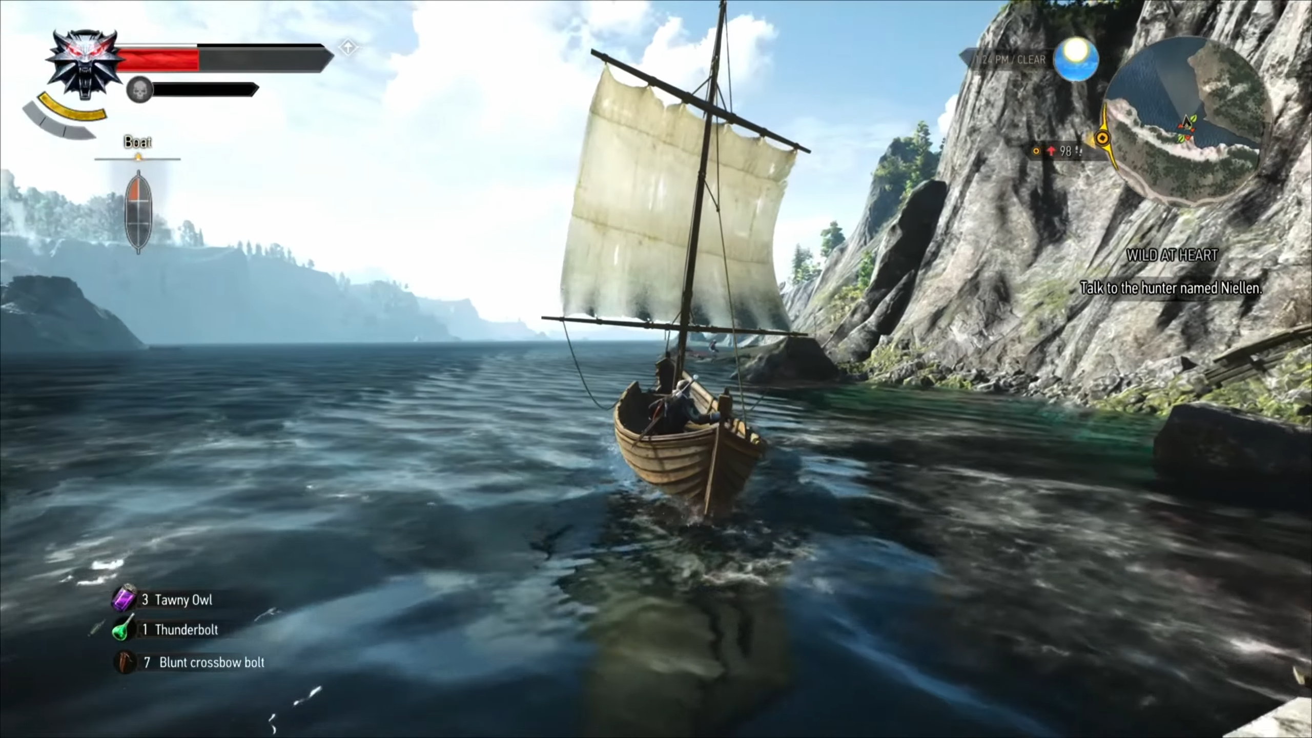 boat in the sea