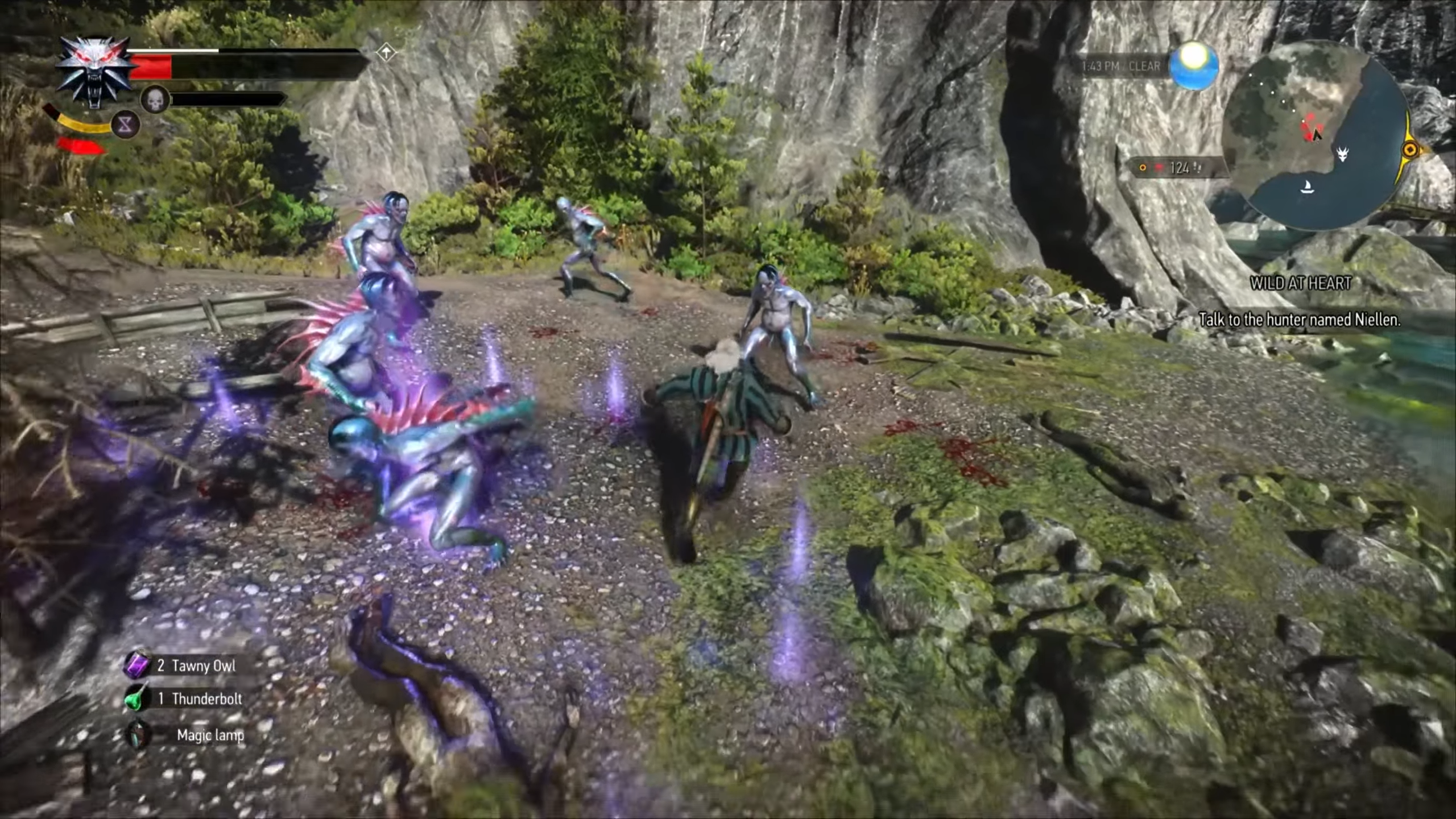 geralt sword fight