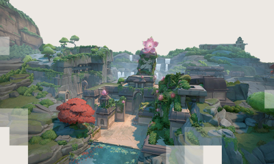 Official VALORANT Lotus map artwork, used as representative game artwork