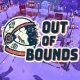 Out of Bounds showcase logo over a snowy village with warm lights